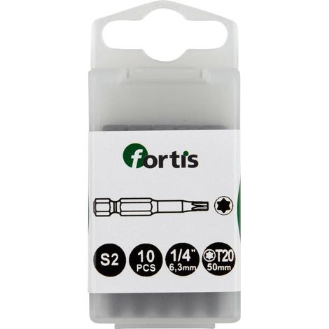 Fortis Bit 1/4 DIN3126 E6,3 TX20x 50 mm a10Stk (1/5)
