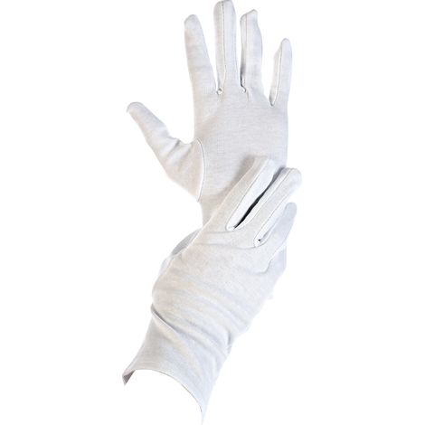 FRANKEL kaiserkraft, Gants en coton BLANC, blanc, lot de 300