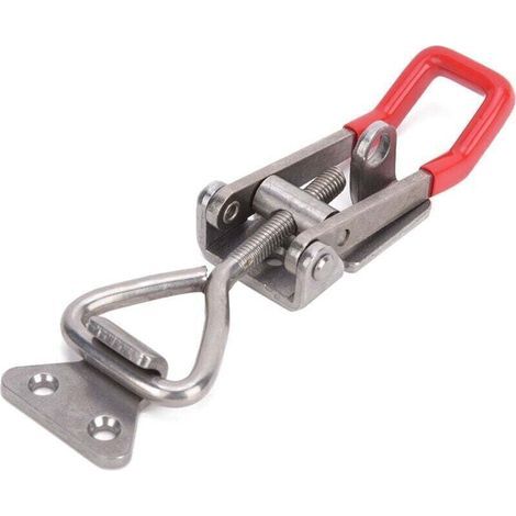 Verstellbarer Möbelriegel, Kistenriegel, verstellbarer Kniehebelriegel, Hebelriegel, Klemmverschlüsse, Tragfähigkeit bis zu 250 kg (1/4)