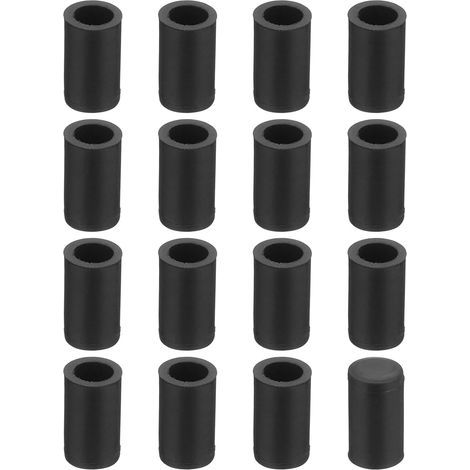 36 Embout de pied de chaise, Rond PVC 4.7mm, Antidérapant Noir, Pour Table Et Chaise Intérieur Extérieur (1/5)