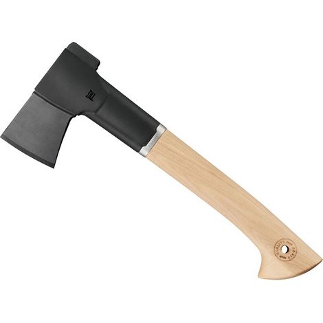 Fiskars Norden Universal Axe N7 – Outdoor Camping Axe with Carbon Steel Blade, Hickory Handle, FiberComp Plastic, Black
