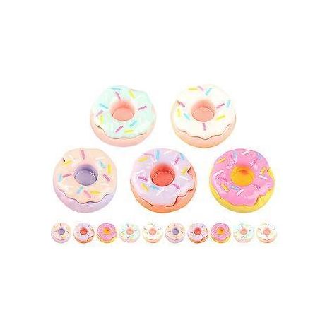20 Stück Miniatur-Donuts für Puppenhaus-Simulationsdessertmodell Mini-Dessert