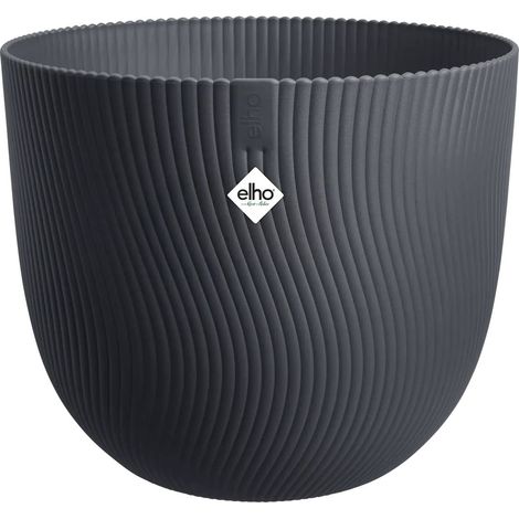 Pot de fleur rond - ELHO - Sereh Rond 60 - 110 L - Ø 59 x H 51 cm - Noir - Intérieur/extérieur (1/5)