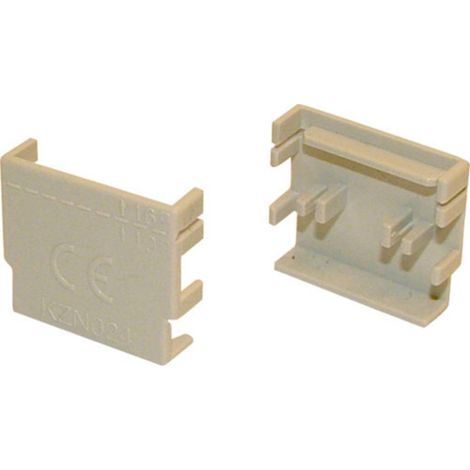 Coperchi terminali per barre collettrici a pettine, a perno e a forcella 4P 10mm2 / 3P16 mm2 KZN024 /10 pz./