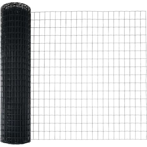 Clôture de jardin, Clôture Euro Grise 1x25 m Acier CFW97575 (1/5)