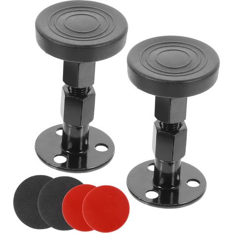 Verstellbarer Anti Schüttel Stabilisator Bettrahmen aus Metall in Schwarz Bettkopfteilstopper (1/5)
