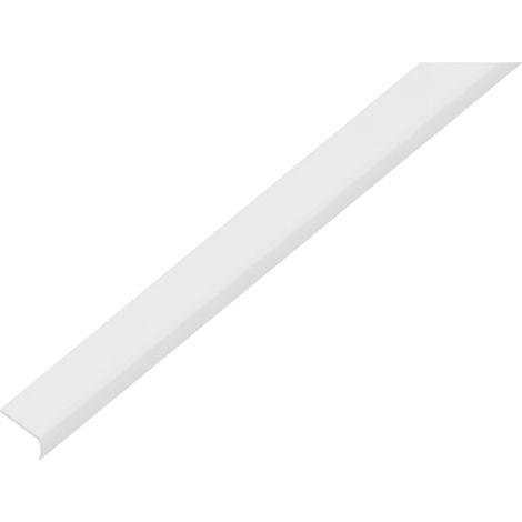 PROFILO FINALE ADESIVO 19X7X1000M PVC BIANCO