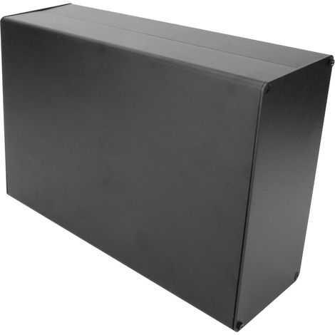 Boîtier alu extrudé fendu pour carte électronique, coffret de refroidissement GPRS, dimensions 80x160x220mm, protection circuit imprimé. (1/2)