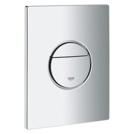 Grohe Nova Cosmopolitan placca di azionamento per cassette di sciacquo da incasso in abs cromo piastra di comando per scarico bagno (1/5)