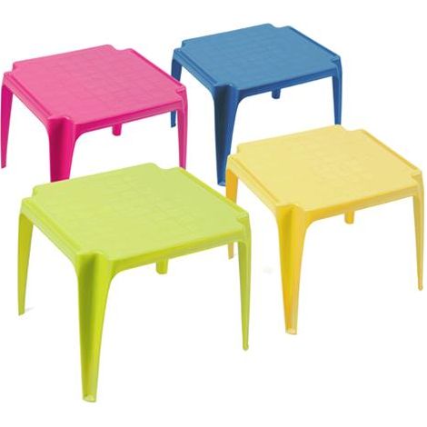 TAVOLO in RESINA per bimbi BABY 55x50x44 cm COLORI ASSORTITI