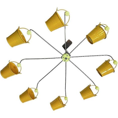 Mangeoire jouet pour cage de perruches, idéale pour l'entraînement à la recherche de nourriture de plusieurs oiseaux (roue en métal).