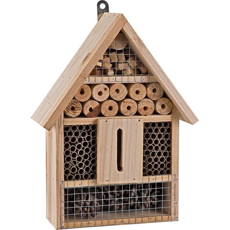 Insektenhotel Rosie Nisthilfe Insekten Garten aus Holz (1/2)
