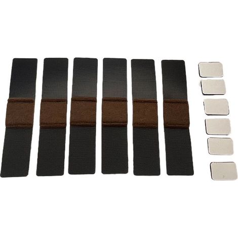 24 almohadillas de fieltro, cojines de fieltro para patas de sillas y muebles, almohadillas para muebles, protección para muebles, almohadillas protectoras de fieltro para suelos, previenen arañazos y (1/5)