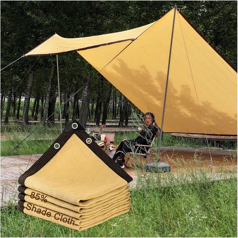 2x4m,Filet D'Ombrage, Voiles D'ombrage 85% UV Toile D'Ombrage, Tissu D'ombrage Serres Coupe Ventpour La Couverture avec Oeillets, pour Serre/Jardin/Pergola/Patio Lawn (1/5)