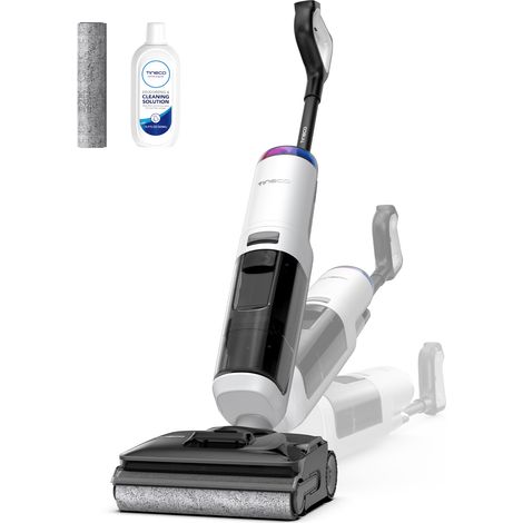 Tineco FLOOR ONE S7 Stretch Turbo Aspirateur Laveur sans Fil, 65 Min d’Autonomie, Auto-Nettoyage FlashDry 85°C, ReverseScrub pour Taches Tenaces, Mode Silencieux pour Animaux (1/5)