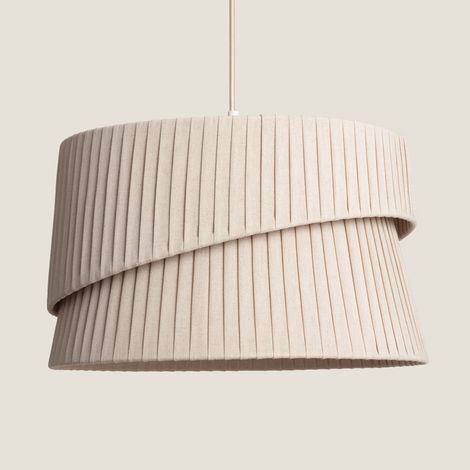 Lampada a Sospensione Lino Kiana Beige