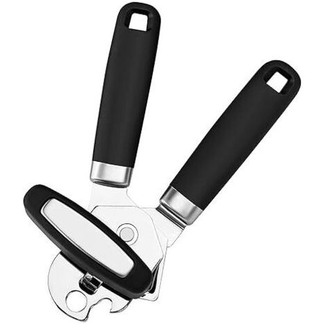 Tekenewbse Manual Can Opener, 3-in-1 Professional Stainless Steel Can Opener for People with Arthritis
