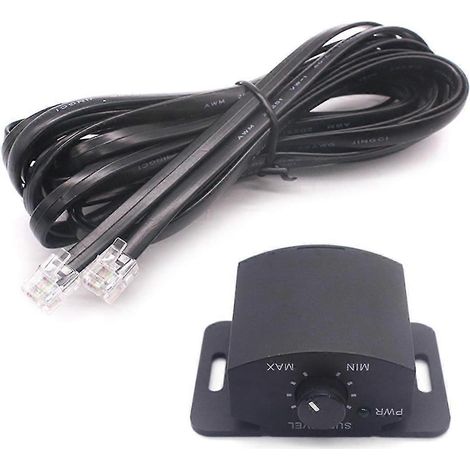 Amplifier Replacement Bass Knob Control Remote 6Pin Subwoofer Remote Volumes Adjustment Control Knob for Speakers (1/5)