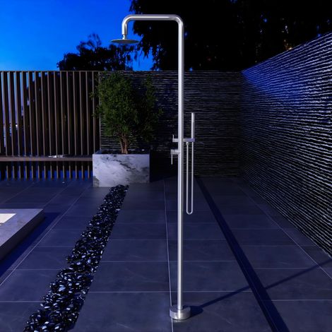 IMEX - Ducha Piscina Exterior en Acero Inox. S.316 Serie Florida Acero Inox. S.316 (1/5)