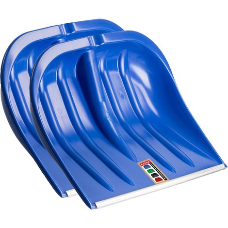 KADAX Schneespaten, 49 cm breit, Schneeschaufel ohne Stiel, Schneeschieber, Schneeräumer, Kunststoff (1/5)