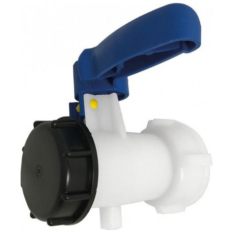 Raccord de bidon IBC Robinet avec bouchon. PP.IBC AG 2" (S60x6)