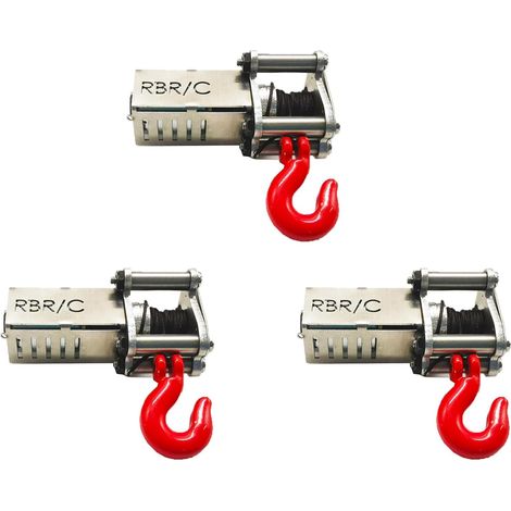 3X pour Treuil Automatique Tout MéTal pour 1/16 C34 C34K C34 MN RC Voiture DIY AméLiorer Pièces (1/5)