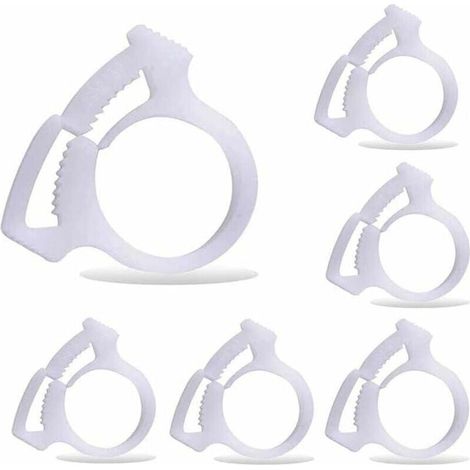 Bardusch-6 pièces B15 pinces de fixation du tuyau de balayage de piscine, convient pour le nettoyeur de piscine Polaris 180 280 360 380 480 (1/5)