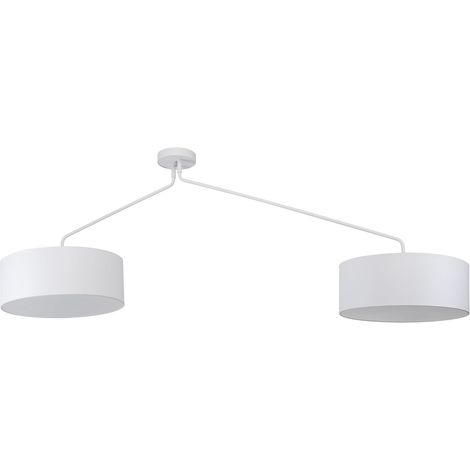 Suspension Nowodvorski Falcon blanche tissu E27 6L 7951 (1/3)