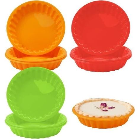 Törtchenform, 9-teiliges Silikon-Törtchenform-Set, Mini-Törtchenform, Törtchenform, Einzel-Quicheform, Törtchenformen (1/4)