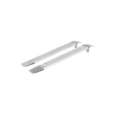 Guía de carga de aluminio  superficie de rodadura perforada 