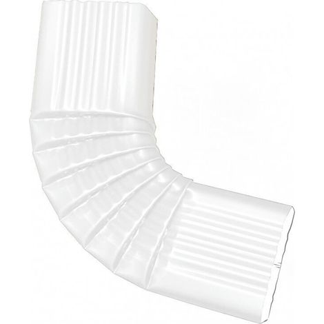 Coude latéral droit 60 x 80 en alu à angle de 74° - B3 - (1/2)