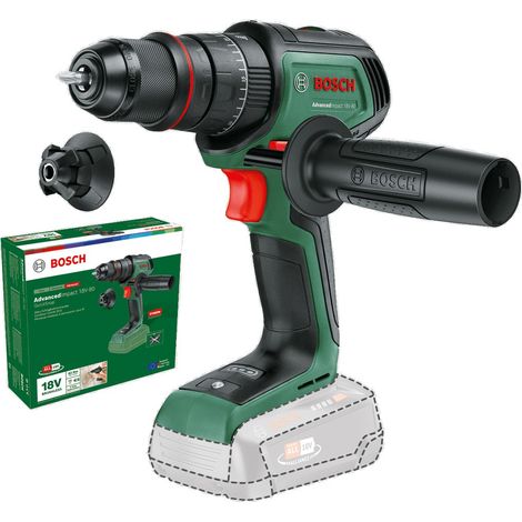 Bosch Cordless 18v Brushless Combi Drill AdvancedImpact 18V-80 QuickSnap - Bare