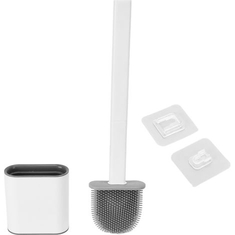 Brosse de Toilette Détachable avec Boîte de Vidange - Nettoyage Crépuscule Carré pour Salle de Bain