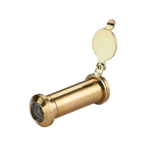 Türspion 160° aus poliertem Messing