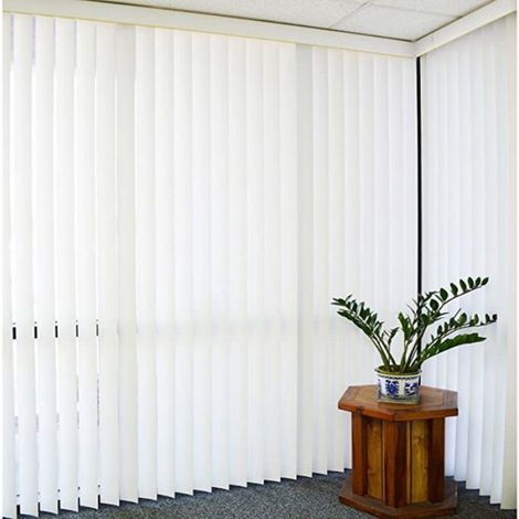 Lames De Stores Verticaux - PVC - 210 Cm De Hauteur - Largeur 89 Mm - Résistant Au Feu - Lot De 3 (1/5)