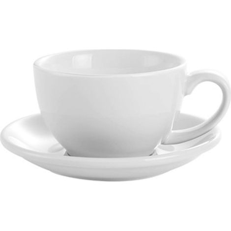 Set aus Porzellantassen und Untertassen, geeignet für Cappuccino, wiederverwendbares Tassenservice für den Morgentee, ideal für Partys zu Hause. (1/5)