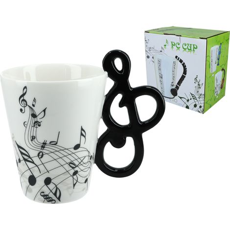Tazza musicale - chiave di violino