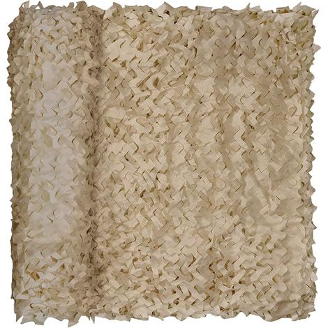 Filet de camouflage double maille 3x5m, brise-vue de jardin pour chasse, camping, terrasse, photo, ferme et usine, voile d'ombrage occultant pour abri voiture, décoration fête, paintball, rideau de cl (1/4)