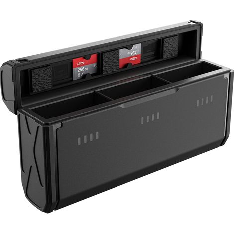 Cargador de batería Enduro con indicador de energía inteligente y puerto de carga lateral para GoPro Hero 13 Accesorios de carga portátiles GoPro Tamaño de bolsillo