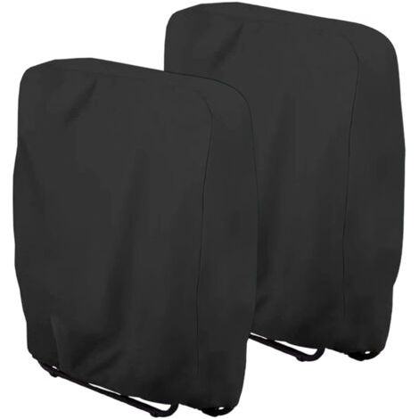 Housses de protection imperméables pour meubles d'extérieur, lot de 2 housses de chaise zéro gravité, housses de chaise de patio pliantes pour tous les temps, housses de chaise anti-gravité (1/5)
