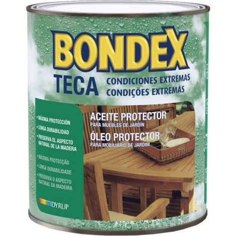 Bondex Aceite teca protector Incoloro 750 Ml (1/2)