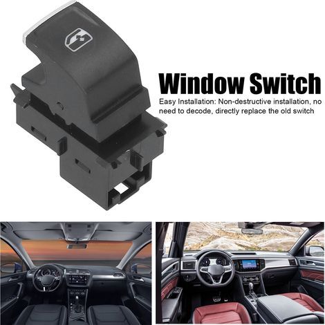 Interrupteur Commutateur de Fenêtre 5G0 959 855L Noir pour Atlas 2018‑2020 et Golf R MK7 2016‑2019 (1/5)