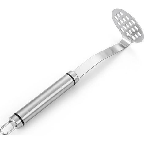 Presse-Purée - Manuel - Acier Inoxydable - 24x6cm - Compatible Lave-Vaisselle (1/4)