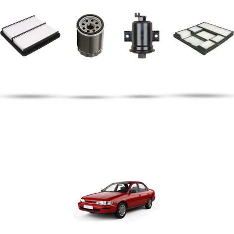 Kit tagliando 4 filtri compatibile con Toyota Corolla VIII 1.6 81kw Dal 1997 (1/5)