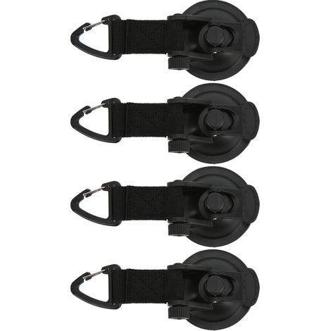 4 pièces Ventouse pour tente de voiture, forte capacité d'adsorption, ventouse portable polyvalente robuste pour voyage en extérieur (1/5)