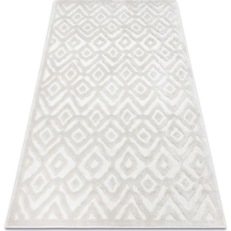 Carpet SANTO SISAL 58381 diamonds, zigzag beige beige 200x290 cm