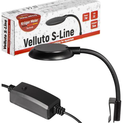 Kruger Meier Velluto S-Line Noir - Lampe LED pour aquarium de 10 à 40 litres (1/5)