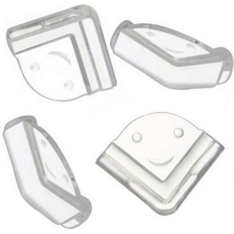 Protecteur D Angle De Meuble - En Pvc Souple Et Transparent - Pour Sécuriser Les Coins De Table Et De Meuble - Lot De 4 (1/5)