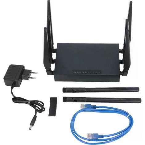 Routeur 5G CPE avec emplacement pour carte SIM, Wi-Fi 6 double bande, réseau Ethernet Gigabit 1000 Mbps, routeur Wi-Fi 5G avec 8 antennes pour l'Asie (1/4)