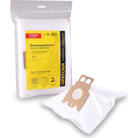 10x Sacs Miele Parquet 2000, Revolution 500, Electronic 7100 (1/5)